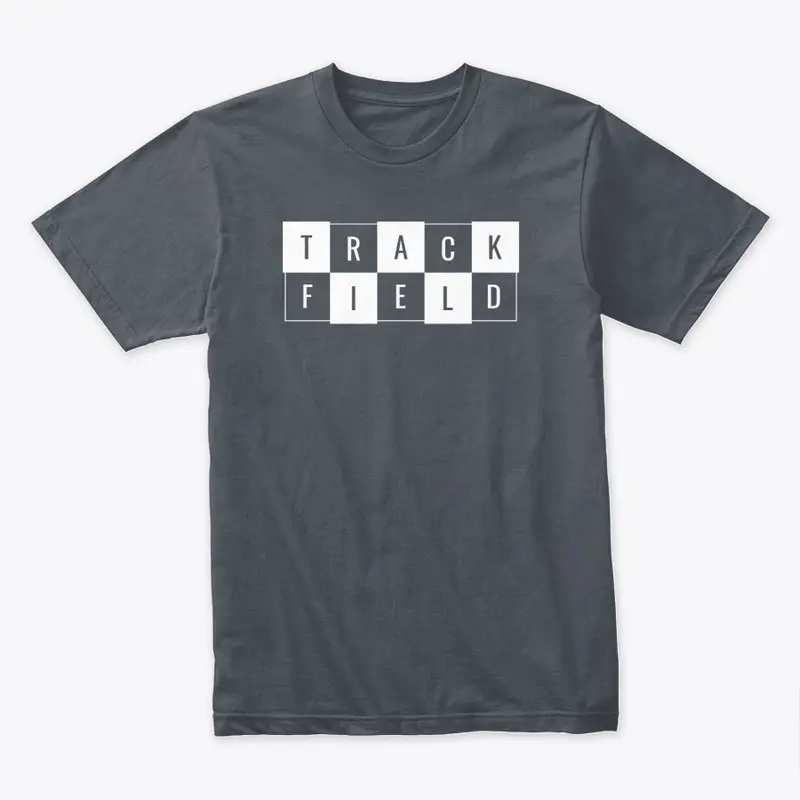 Track and Field Checker Logo Tee