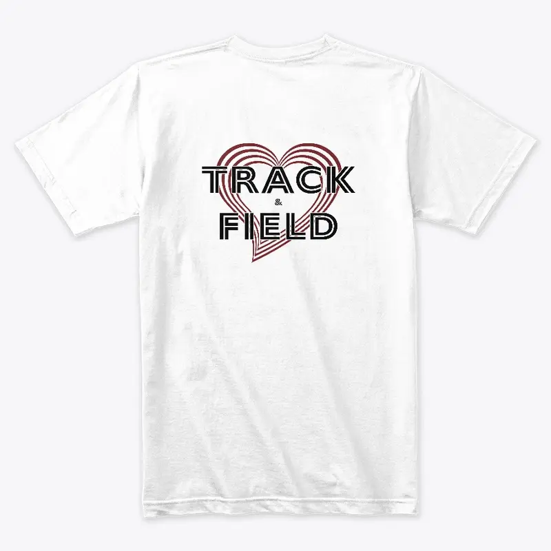 Heart Track and Field Tee