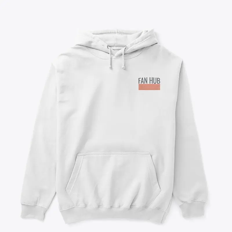 Fan Hub Pullover Hoodie | White